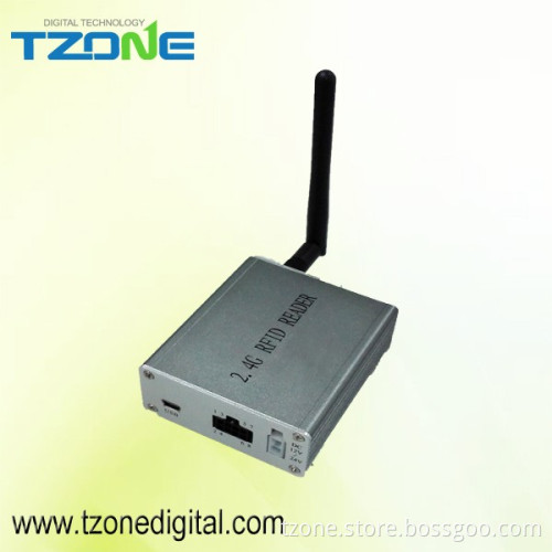 2.4G/433Mhz long range active omni directional rfid reader with temperature sensor tag
